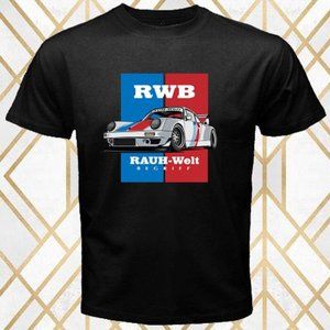 RWB Rauh Welt Begriff Racing Tuner Car Logo Men's Black T-Shirt